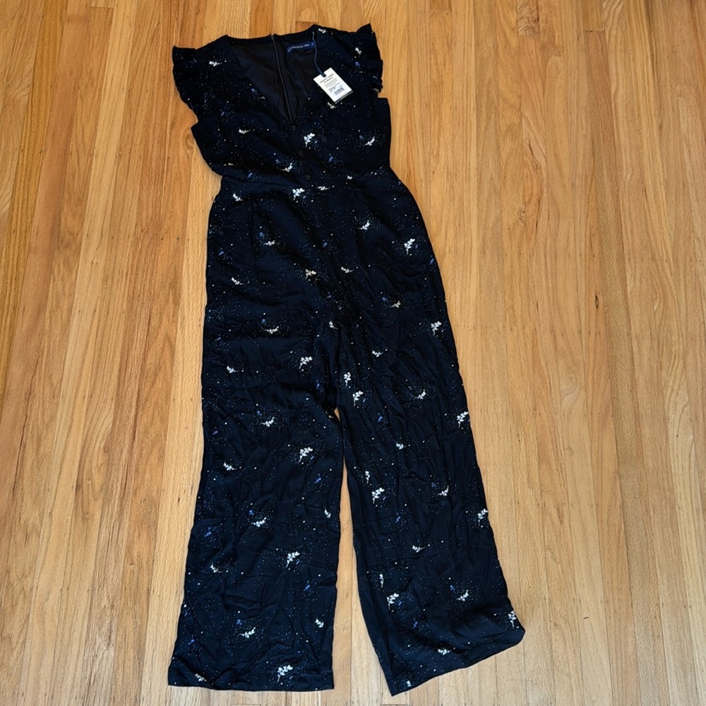 UNITED BY BLUE Ruffle Sleeve Jumpsuit